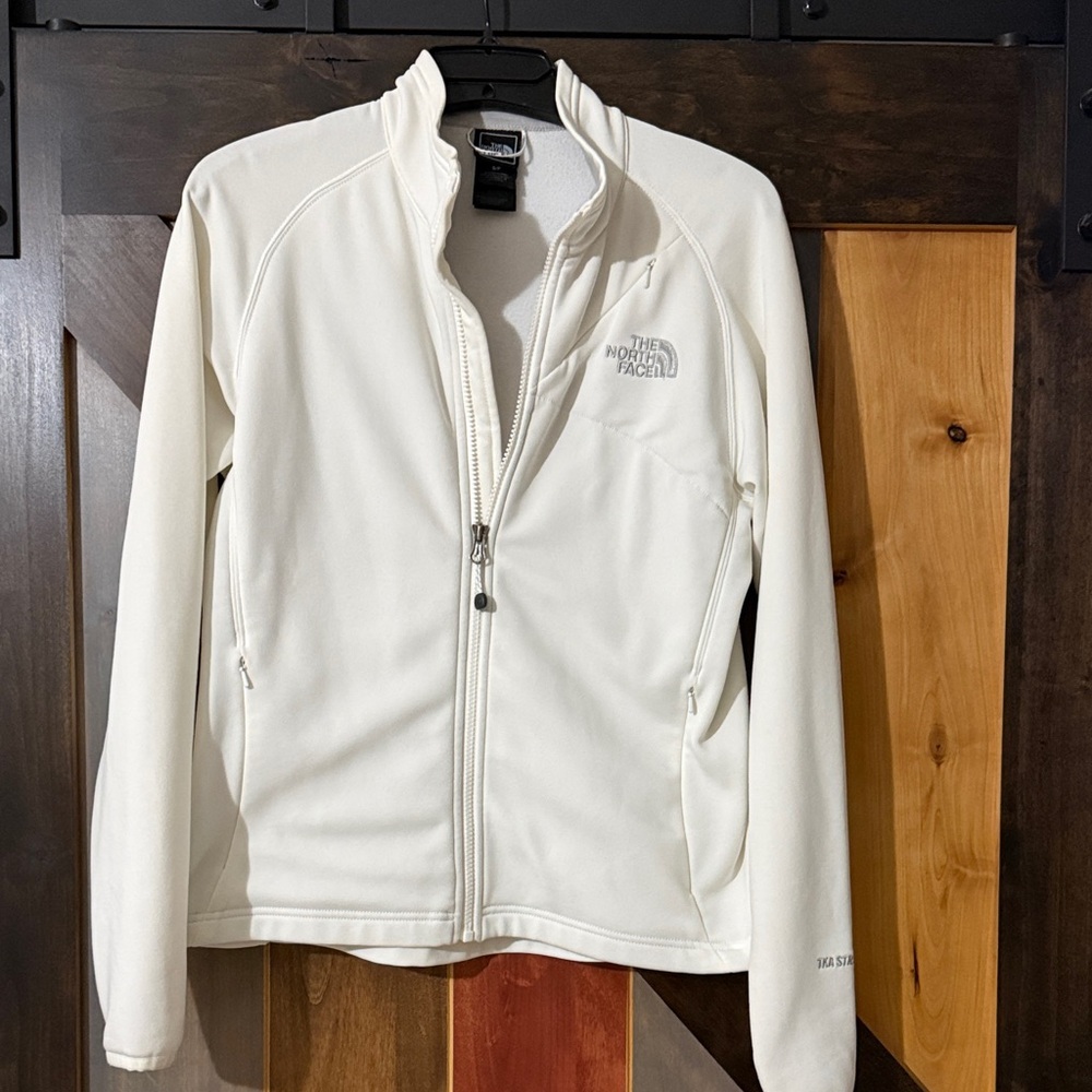 SOLD—-The North Face Women's White Jacket Sweatshirt